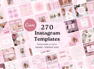 1 270 Editable Canva Templates for Posts & Stories