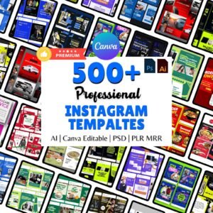 1 500+ Instagram Templates (Canva, PSD & AI) for Ecommerce