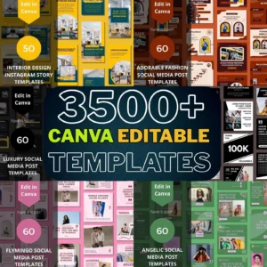 1 3,500+ Ready-to-Edit Canva Templates for Social Media Growth