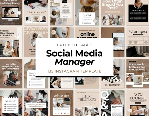 1 Brand Engagement Kit™ – Instagram Marketing Templates