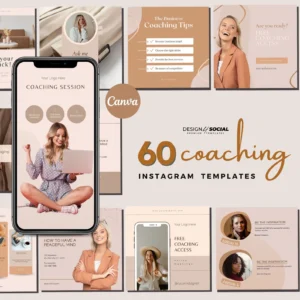 1 Coach Influence™ – Instagram Posts & Stories Templates