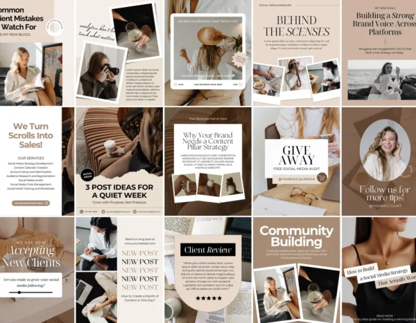 10 Brand Engagement Kit™ – Instagram Marketing Templates