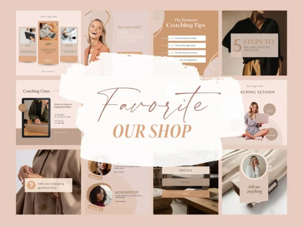 Coach Influence™ – Instagram Posts & Stories Templates