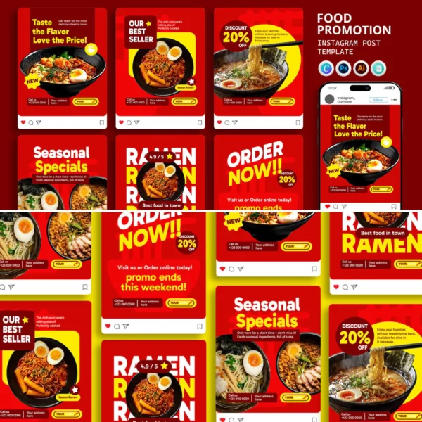 500+ Instagram Templates (Canva, PSD & AI) for Ecommerce