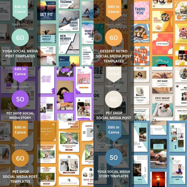 5 3,500+ Ready-to-Edit Canva Templates for Social Media Growth