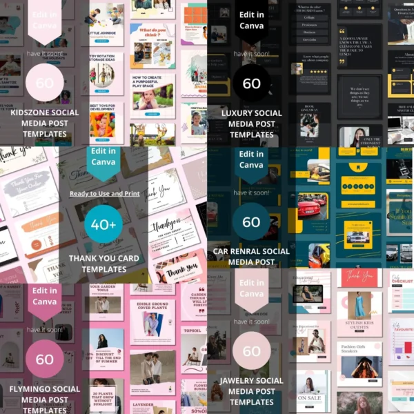6 3,500+ Ready-to-Edit Canva Templates for Social Media Growth